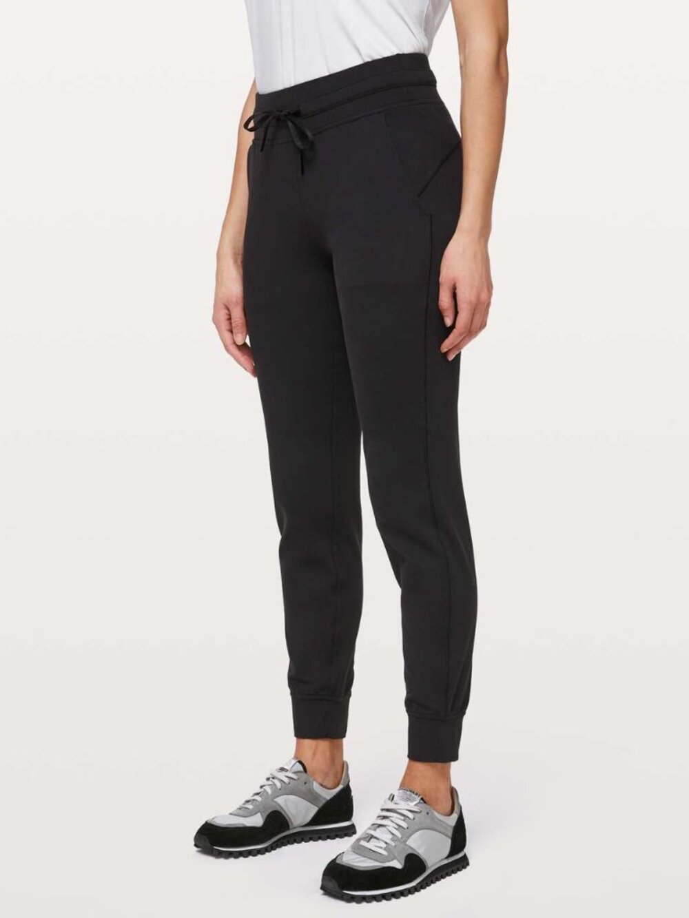 Lululemon Women 14 Ready To Rulu Pant Jogger Black Activewear Athletic Casual